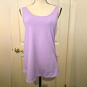Lilly Pulitzer lavender Luxletic tank with built-in bra. Size Medium.  EUC $35